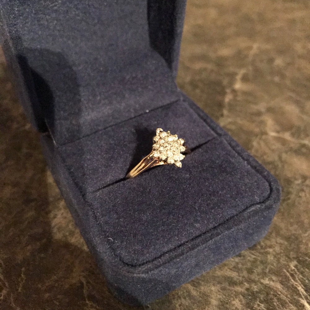 🔥Diamond cluster ring - Picture 8 of 8
